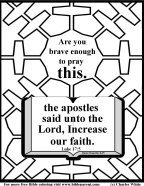 Bible coloring