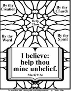 Bible coloring