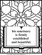   Free Bible coloring pages about beauty 10