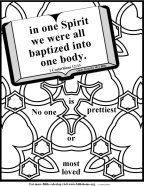 Free scripture coloring page about beauty 14