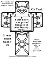 Free scripture coloring page about beauty 2