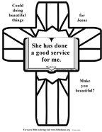 Free Bible coloring pages about beauty 9