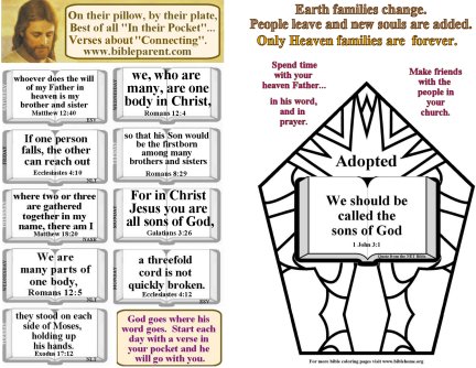 Bulletin Insert with verses about CHURCH