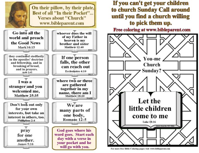 Church Bulletin verses about Scripture
