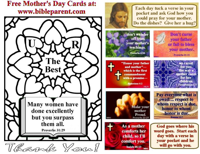 Bible verses for Mother's Day