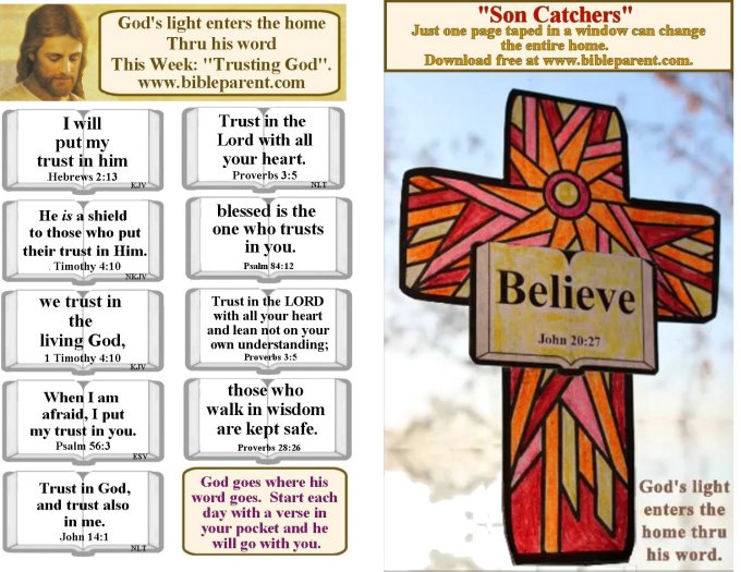 Church Bulletin verses about Trust