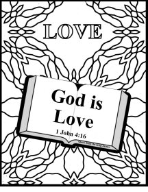 love bible coloring pages