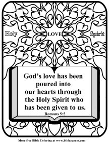 Bible coloring page about God 7