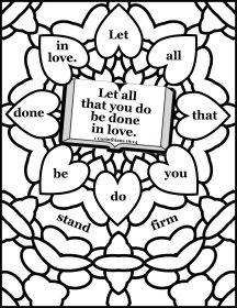 Bible coloring page about God 8