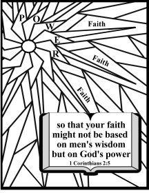 Bible coloring page about Love 