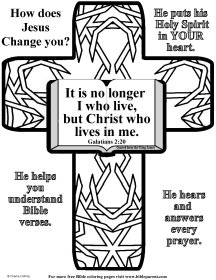 Bible coloring page about love 17