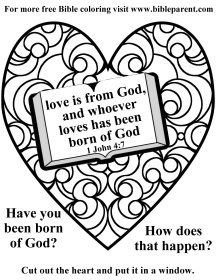 Bible coloring page about God 5