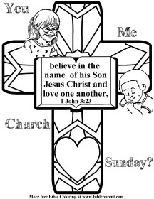 free Scripture coloring page