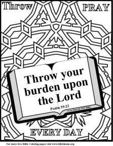 Bible Coloring for children of divorce