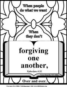 Bible Coloring for children of divorce