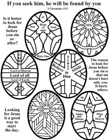 Free Easter Coloring