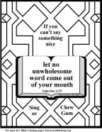 Bible Coloring about Church 