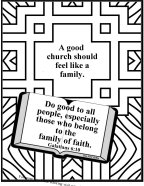 Free Bible Coloring page about Church