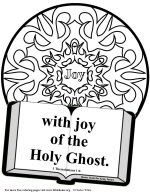 Free Holy Spirit Coloring 1