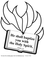 Free Bible Coloring Holy Spirit 1