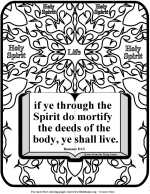 Free Bible Coloring Holy Spirit 5