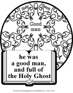 Free Bible Coloring pages Holy Spirit