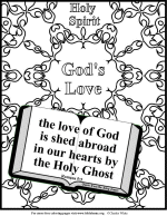 Free Scripture Coloring Holy Spirit 6