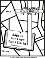 Free Scripture coloring pages about Jesus