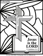 Bible coloring pages about Jesus