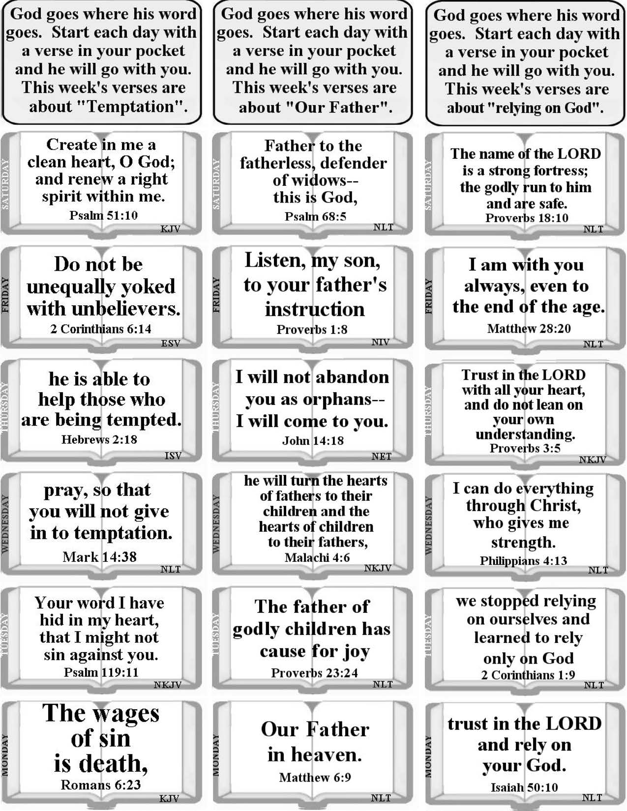free bible memory cards