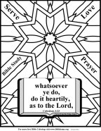 Free Bible coloring