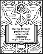 Free Bible coloring pages for older children.