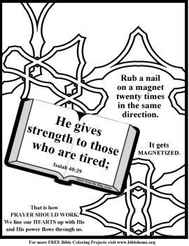 Lord's prayer coloring page