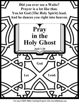 Lord's prayer coloring pages for children.
