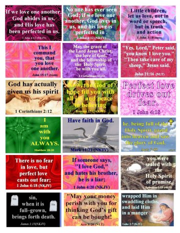 Full color Bible verses