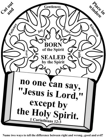 free Christian coloring about salvation