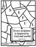 Free Bible Coloring about the Bible