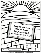 Free Bible Coloring pages scripture