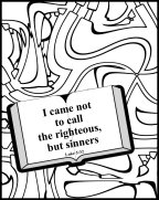 Free Bible coloring page about sin 10