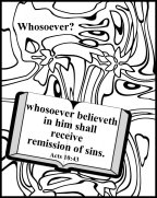 Free Bible coloring page about sin 12