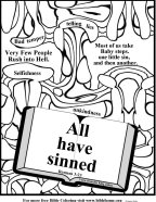 Free Bible coloring pages about sin 3