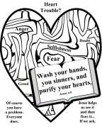 Free Bible coloring pages about sin 7