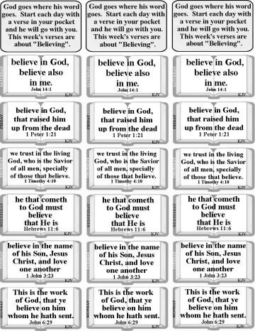 Scripture-strips
