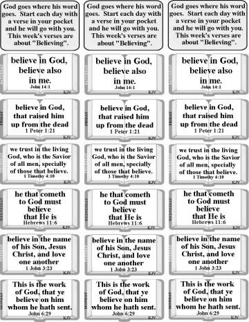 Scripture-strips