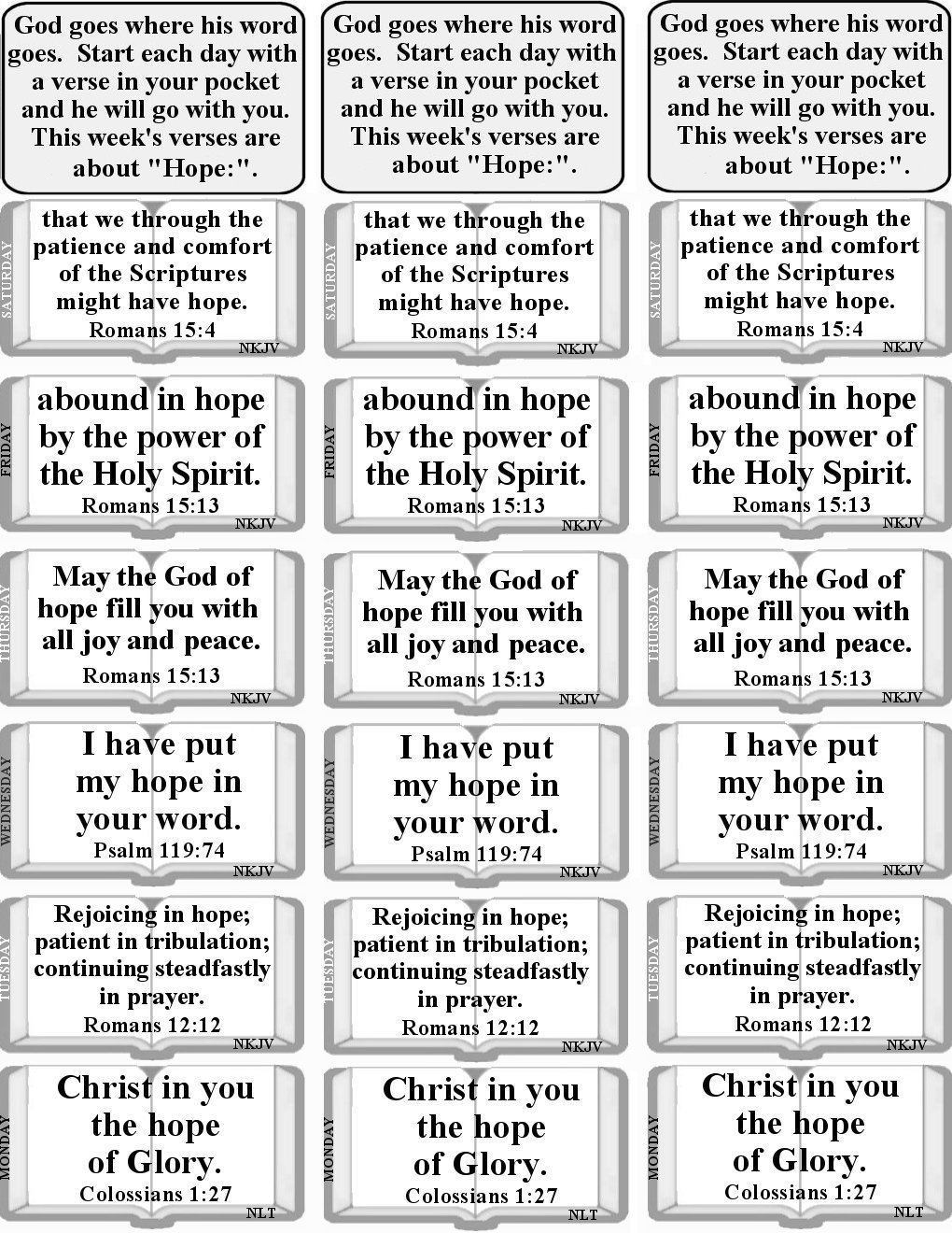 Bible verses for children