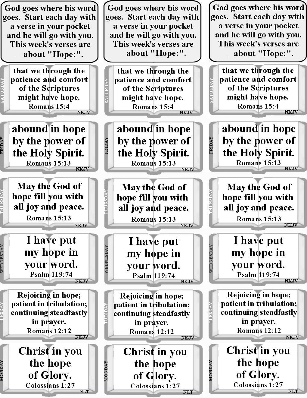 Bible verses for children