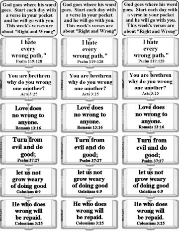 Bulletin Insert with verses about friends
