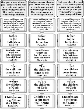 Free Bulletin Inserts