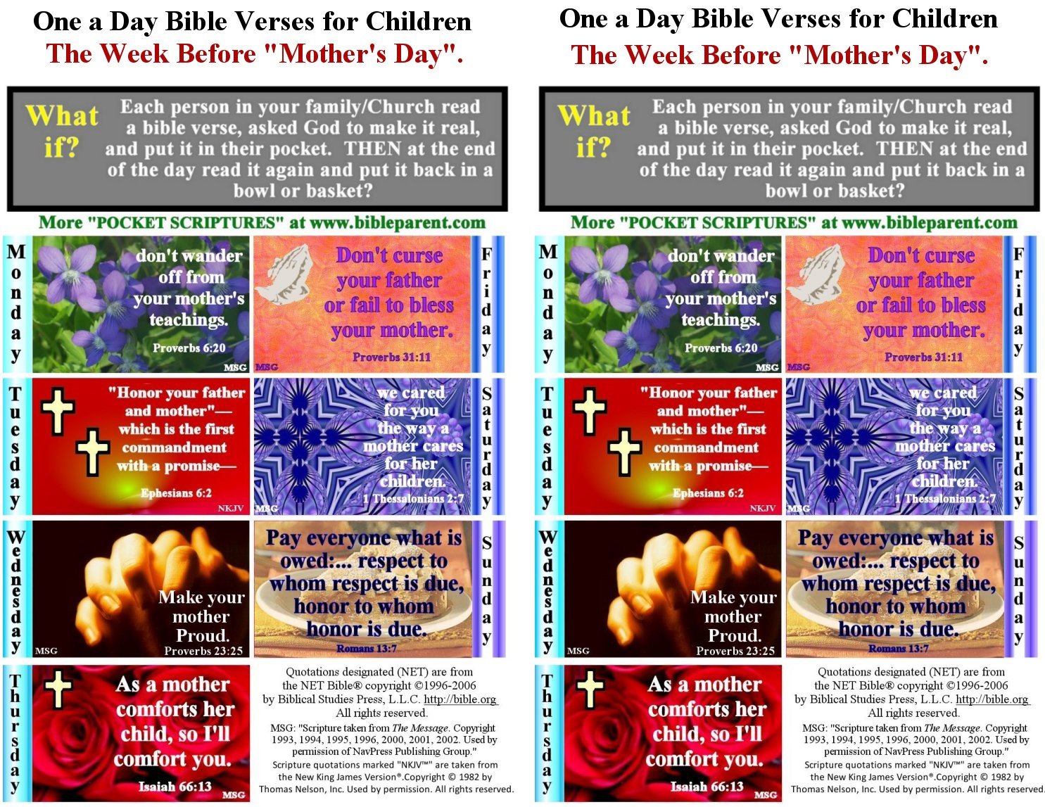 Bible verses for parents