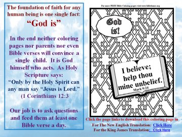 Free Bible Coloring pages salvation
